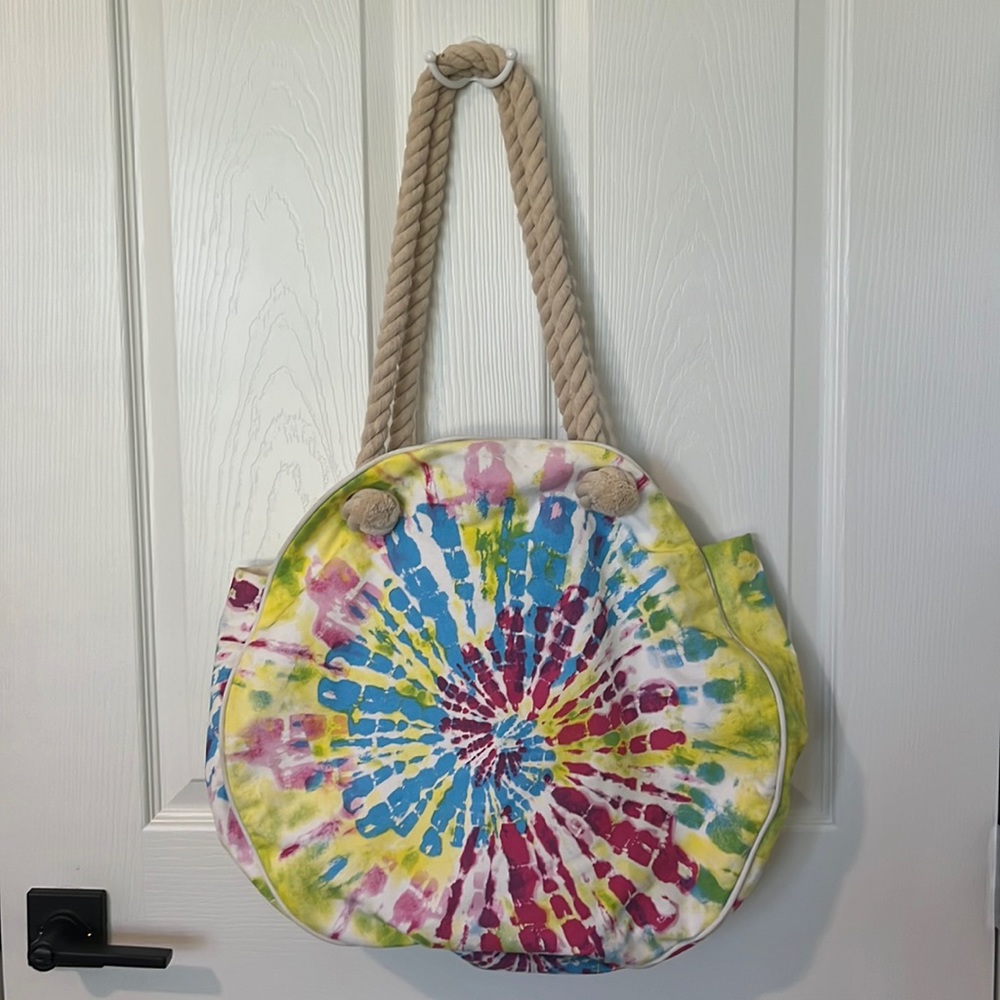 Cotton Tie Dye Circle Tote